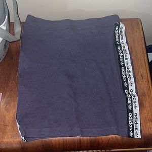 Purple Adidas logo skirt